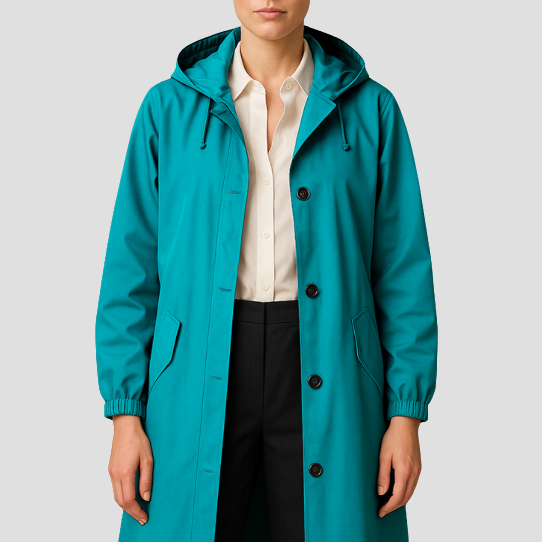 Geneviève | Imperméable Léger à Capuche