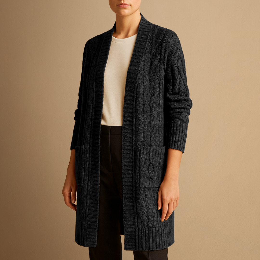 Manon | Cardigan Long à Capuche