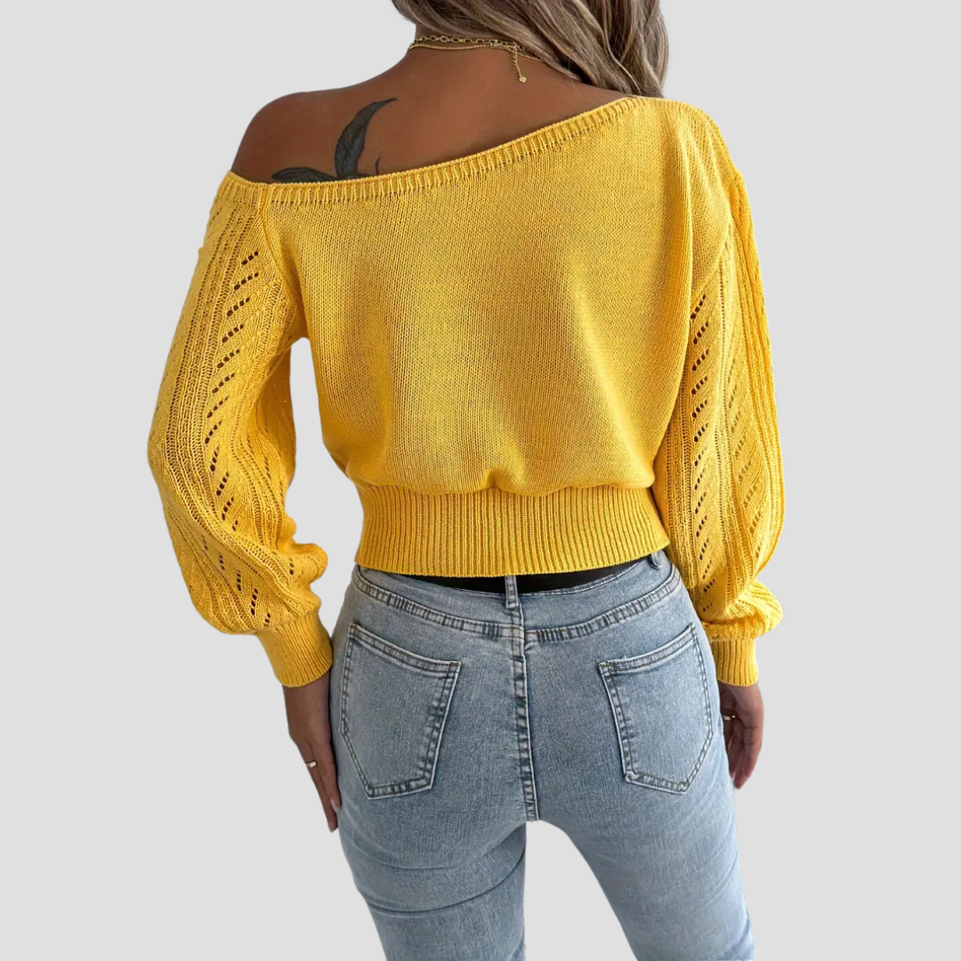 Sandrine | Pull Épaules Élégant