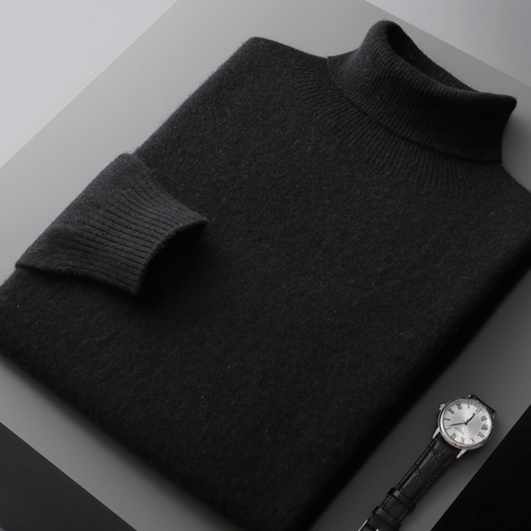 Donatien | Pull Col Roulé en Laine