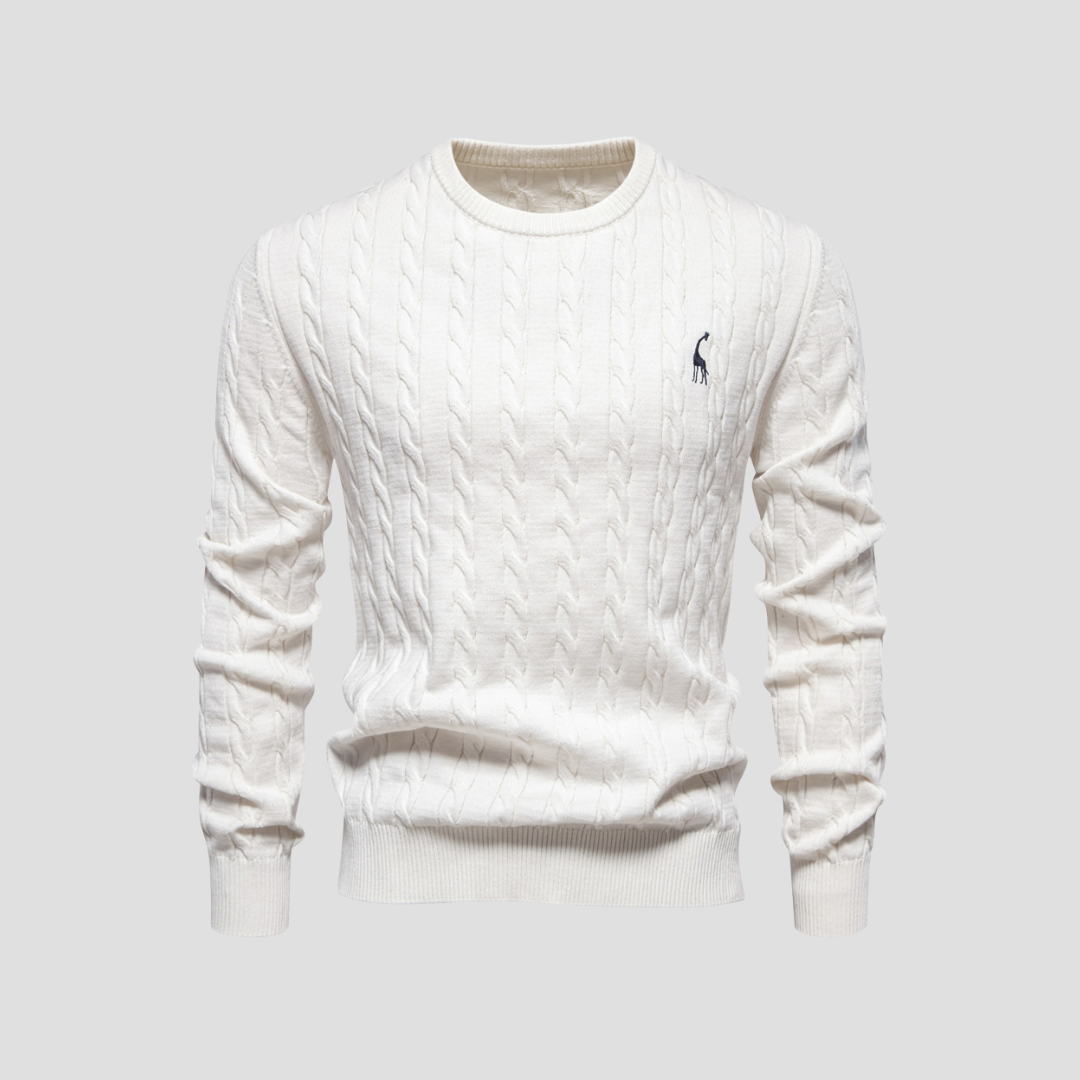 Réjean | Pull Col Rond en Maille
