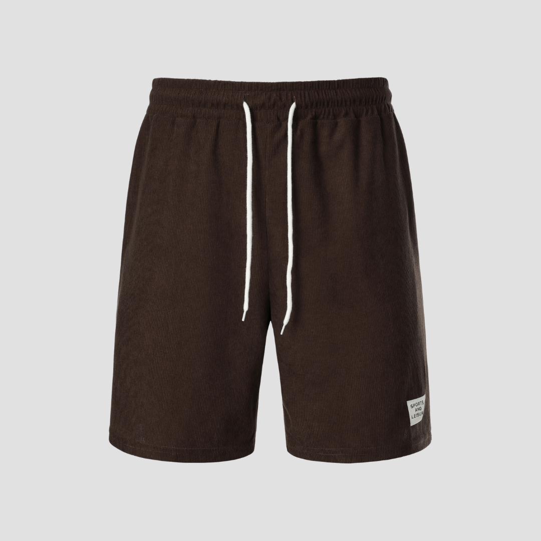 Lubin | Homme Short Décontracté en Velours Côtelé
