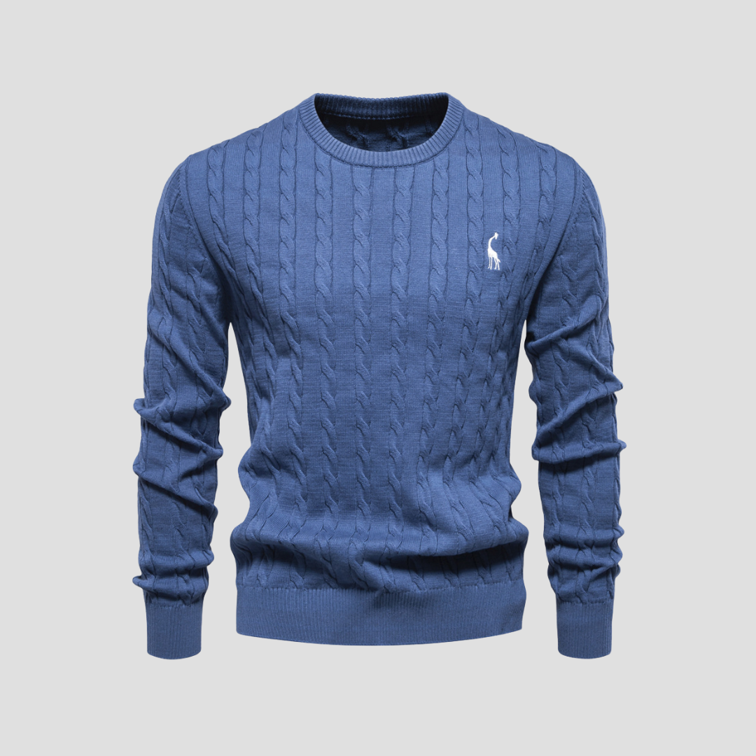 Réjean | Pull Col Rond en Maille