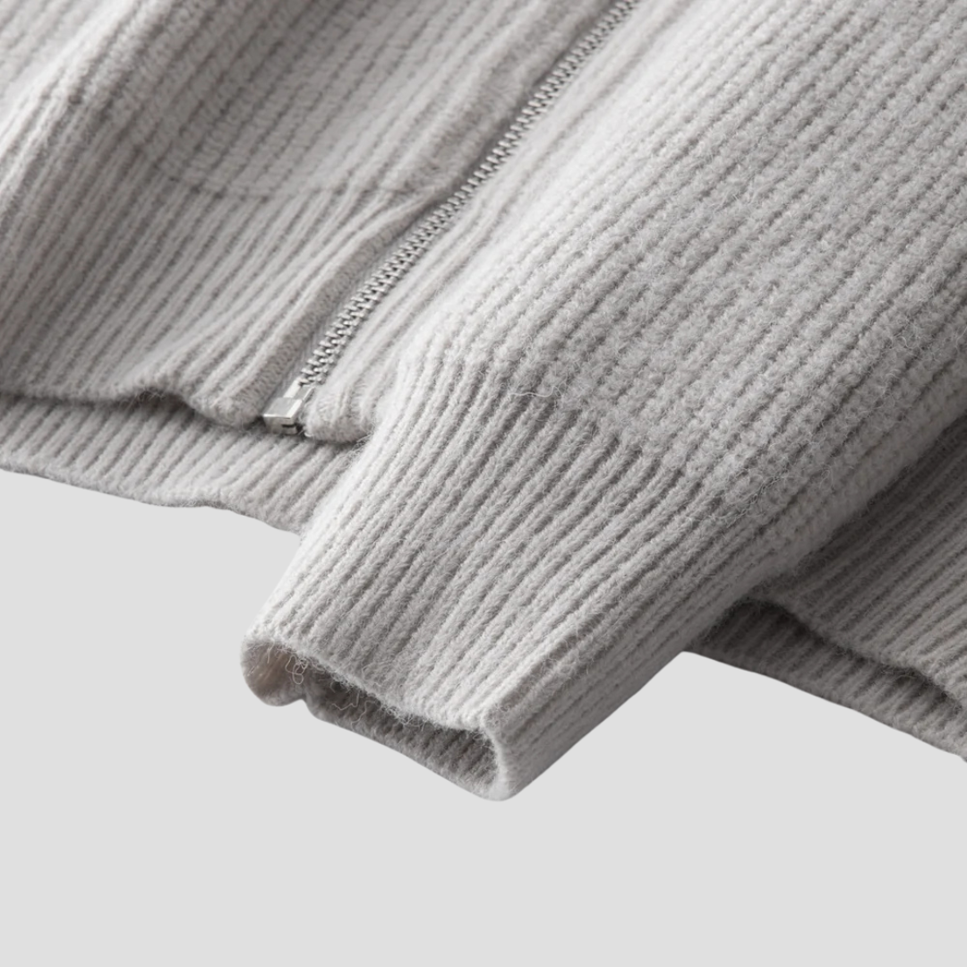 Sacha | Cardigan Zippé
