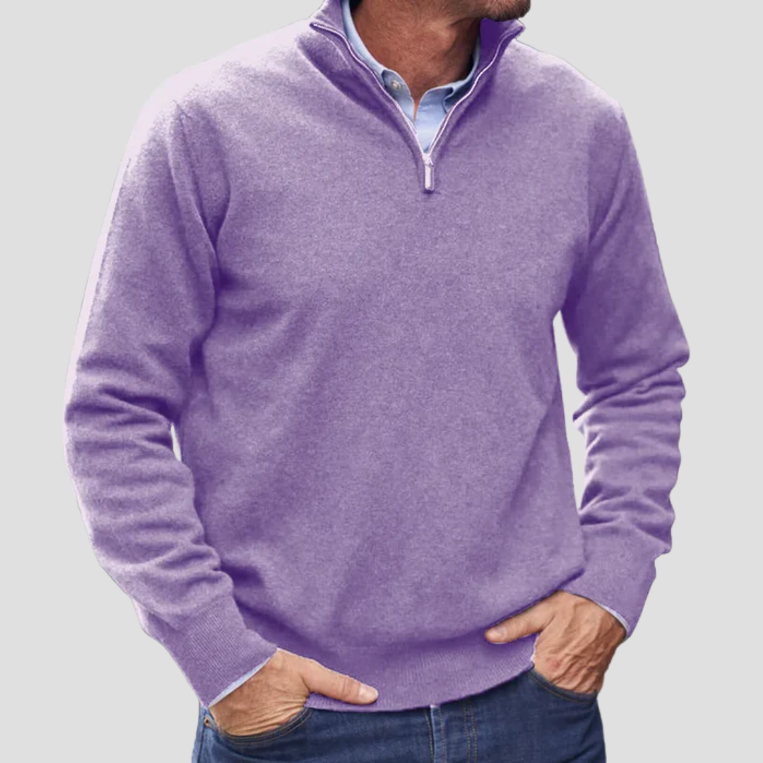 Lancelot | Pull Zippé Élégant