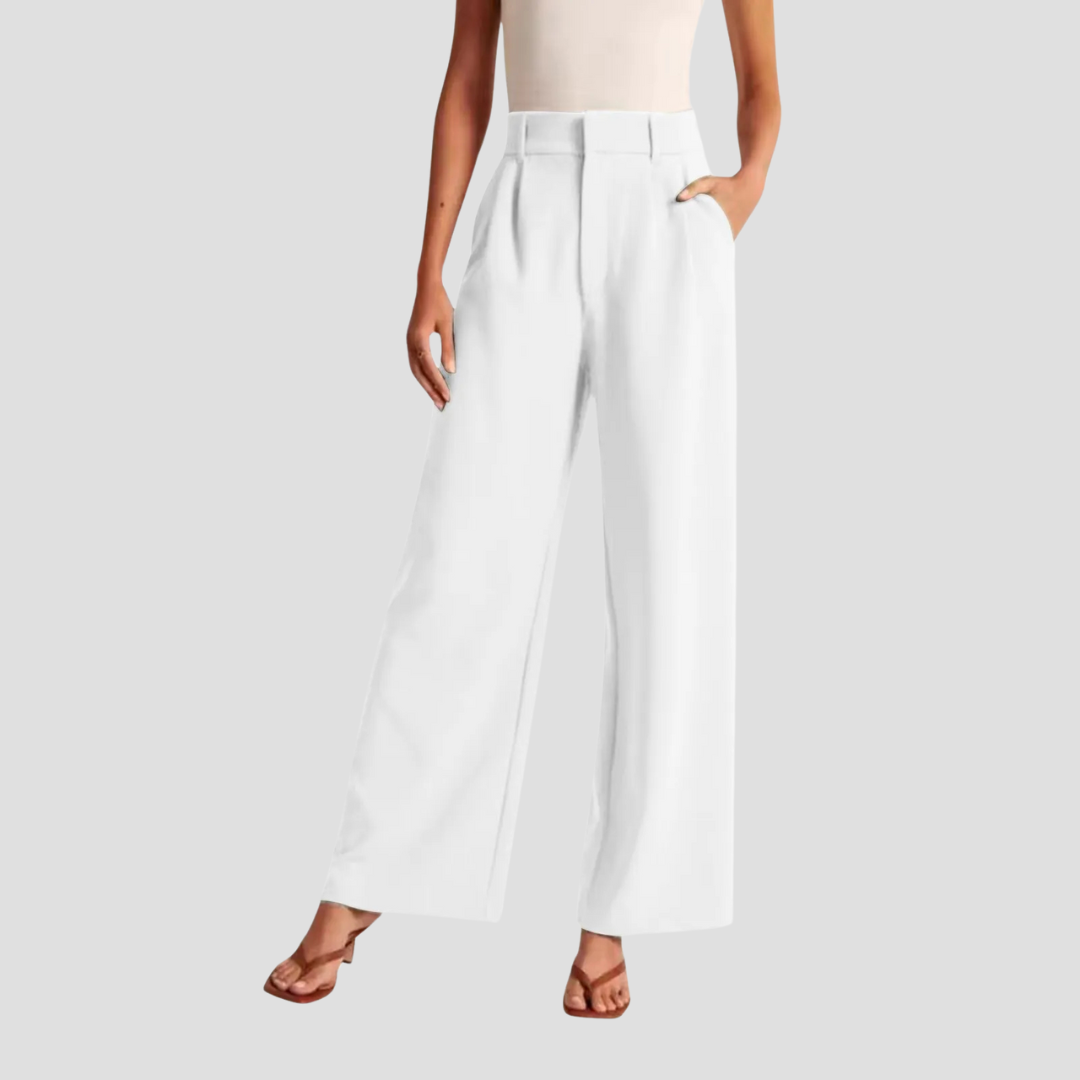 Capucine | Pantalon Large Taille Haute