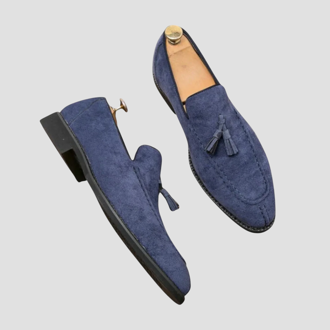 Belrois | Mocassins en Daim Souple avec Pampilles pour Homme – Confort et Raffinement