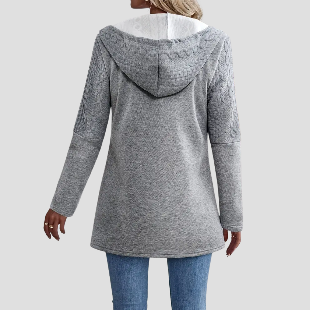 Aglaé | Cardigan à Capuche Zippé