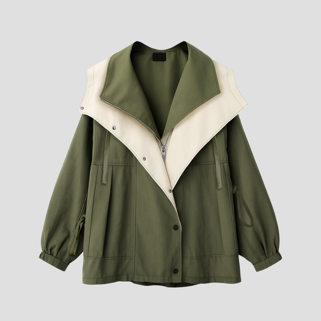 Audrey | Trench Bicolore