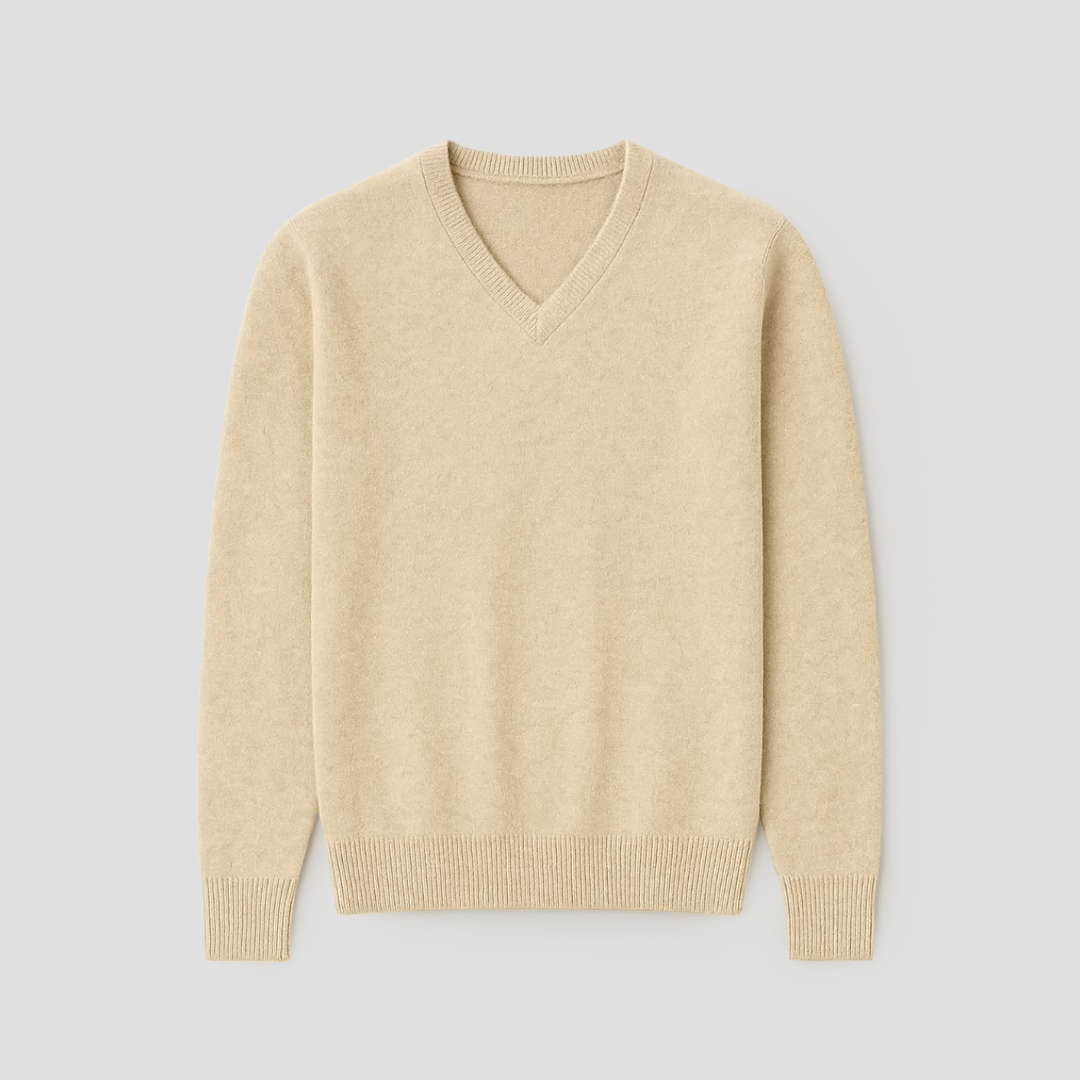 Faustin | Pull en Maille Col V