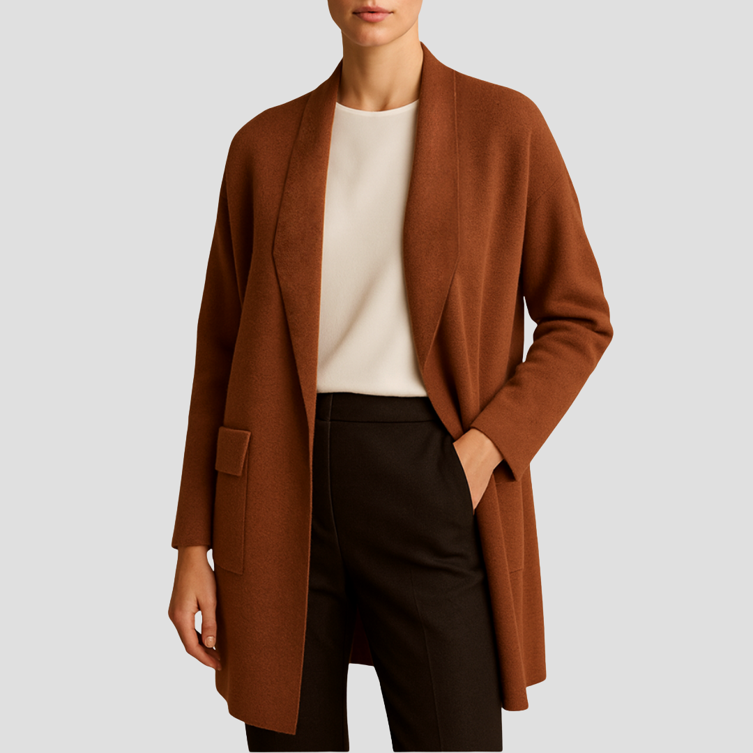 Helene | Cardigan Long Élégant