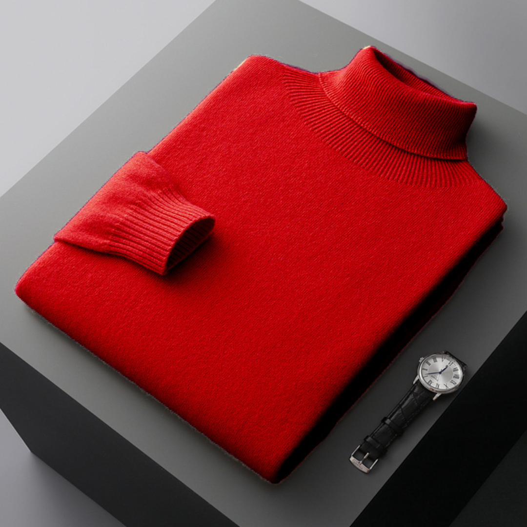 Donatien | Pull Col Roulé en Laine