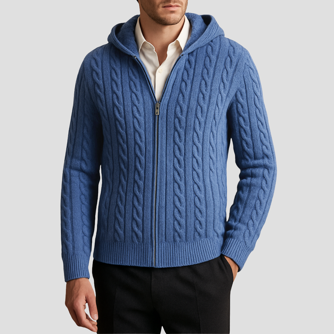 Cyrille | Hoodie Zippé Luxe
