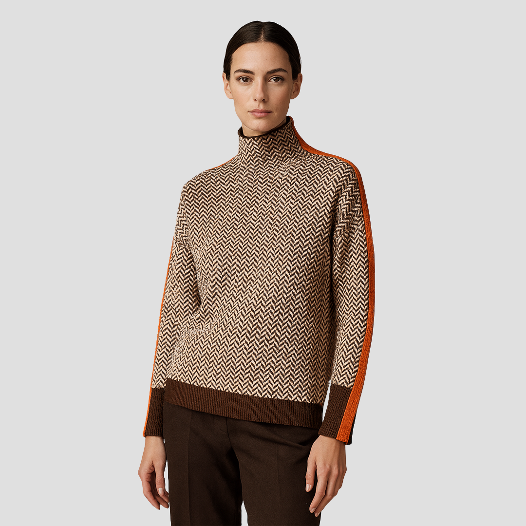 Pascale | Pull Col Roulé en Cachemire