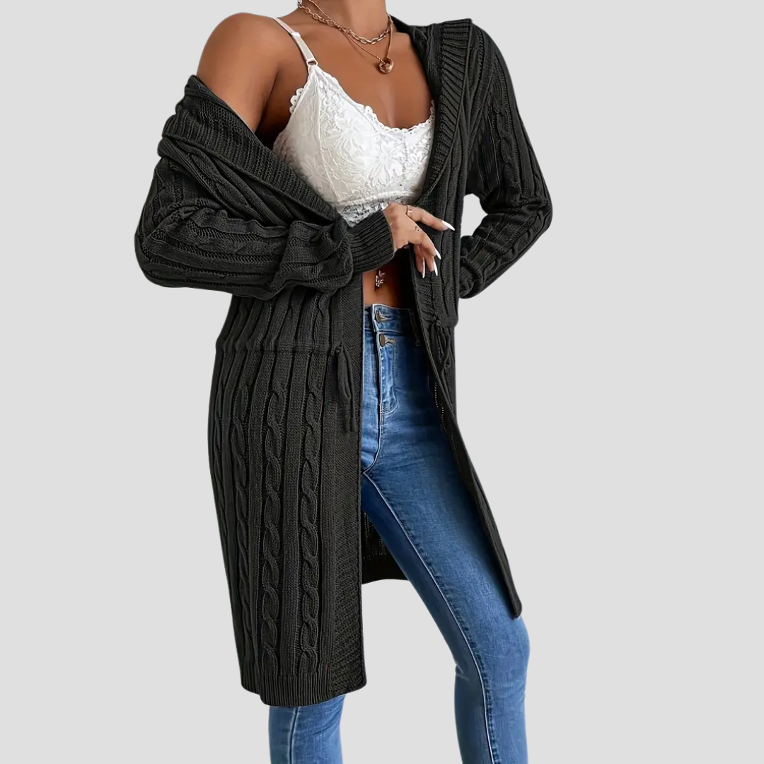 Marinette | Cardigan Long Ceinturé