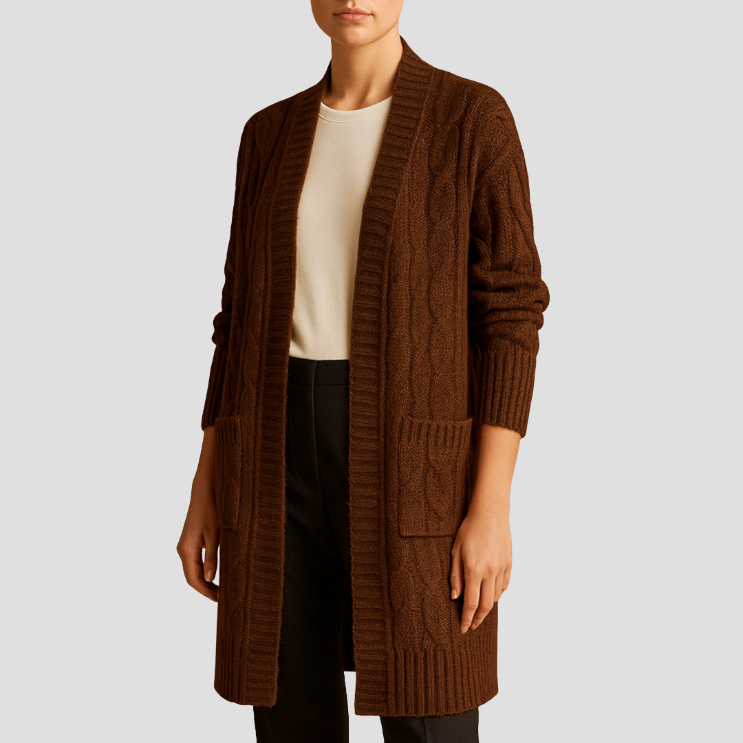 Manon | Cardigan Long à Capuche