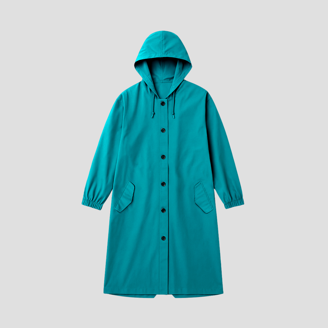 Geneviève | Imperméable Léger à Capuche
