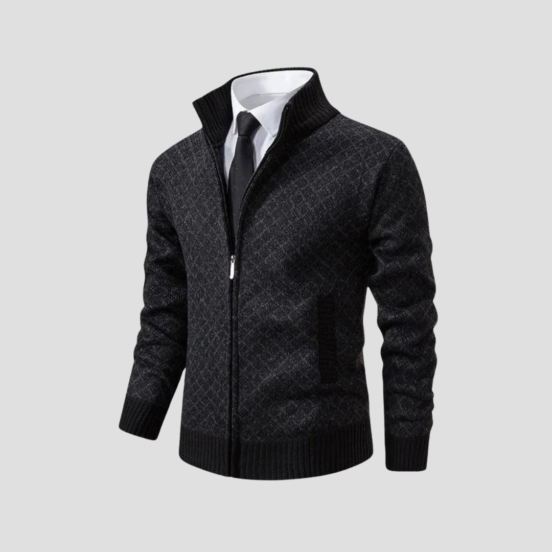 Maxime | Cardigan Maille Zippée