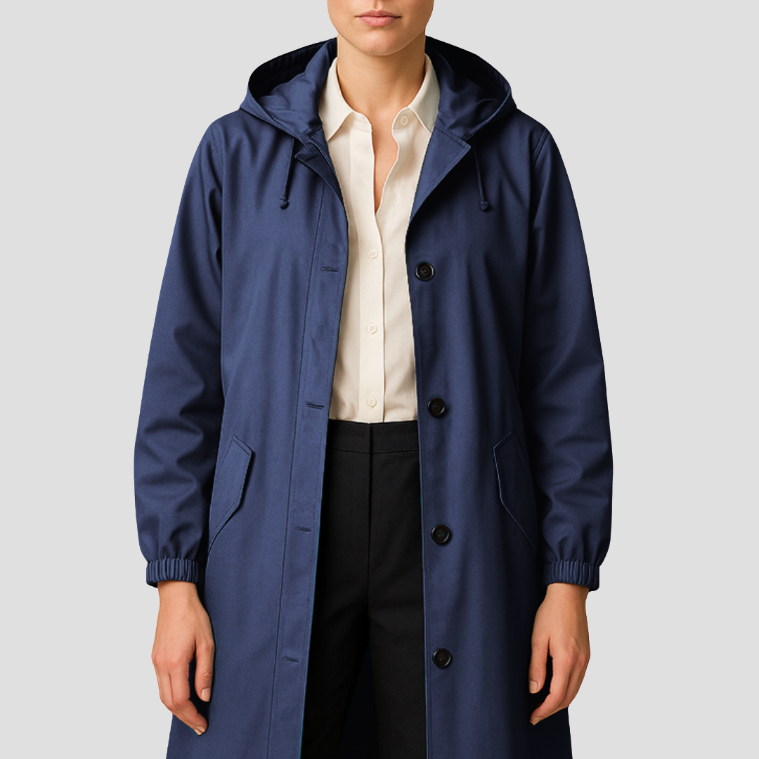 Geneviève | Imperméable Léger à Capuche