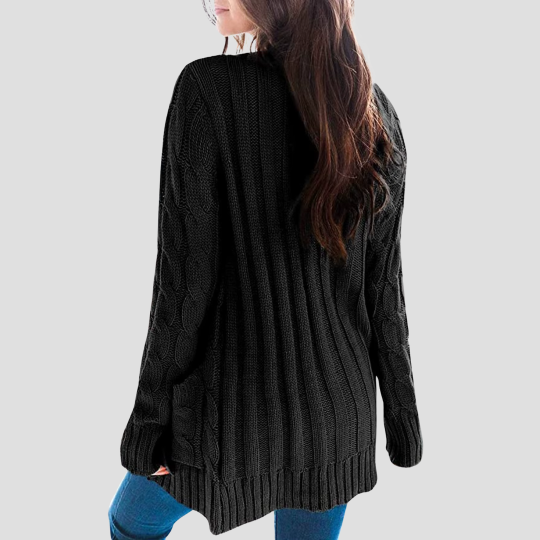 Élodie | Cardigan Maille Torsadée