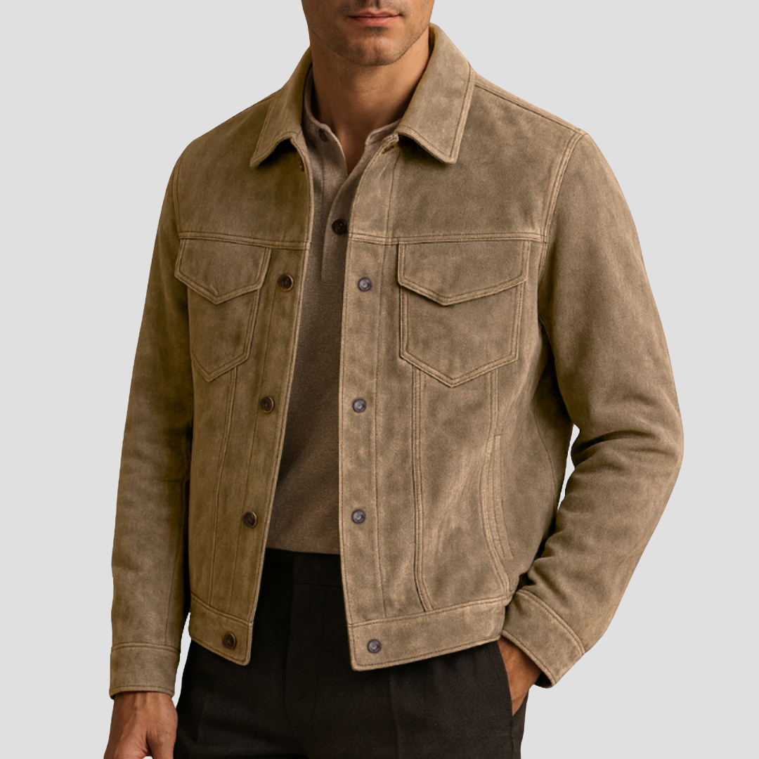 Christophe | Veste Suédée Chic