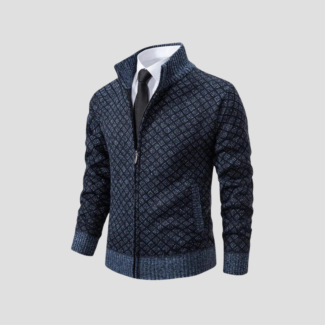 Maxime | Cardigan Maille Zippée