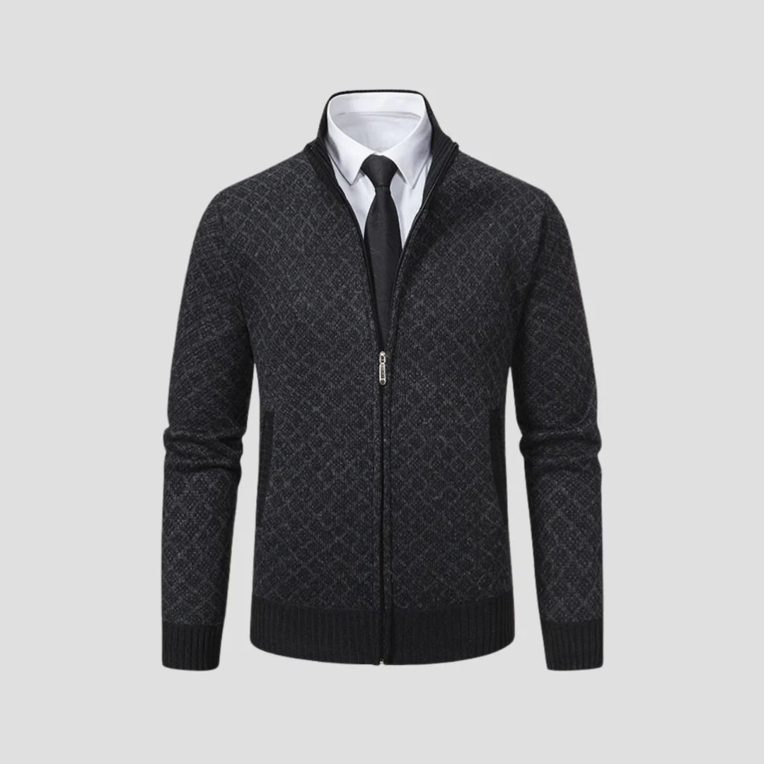 Maxime | Cardigan Maille Zippée