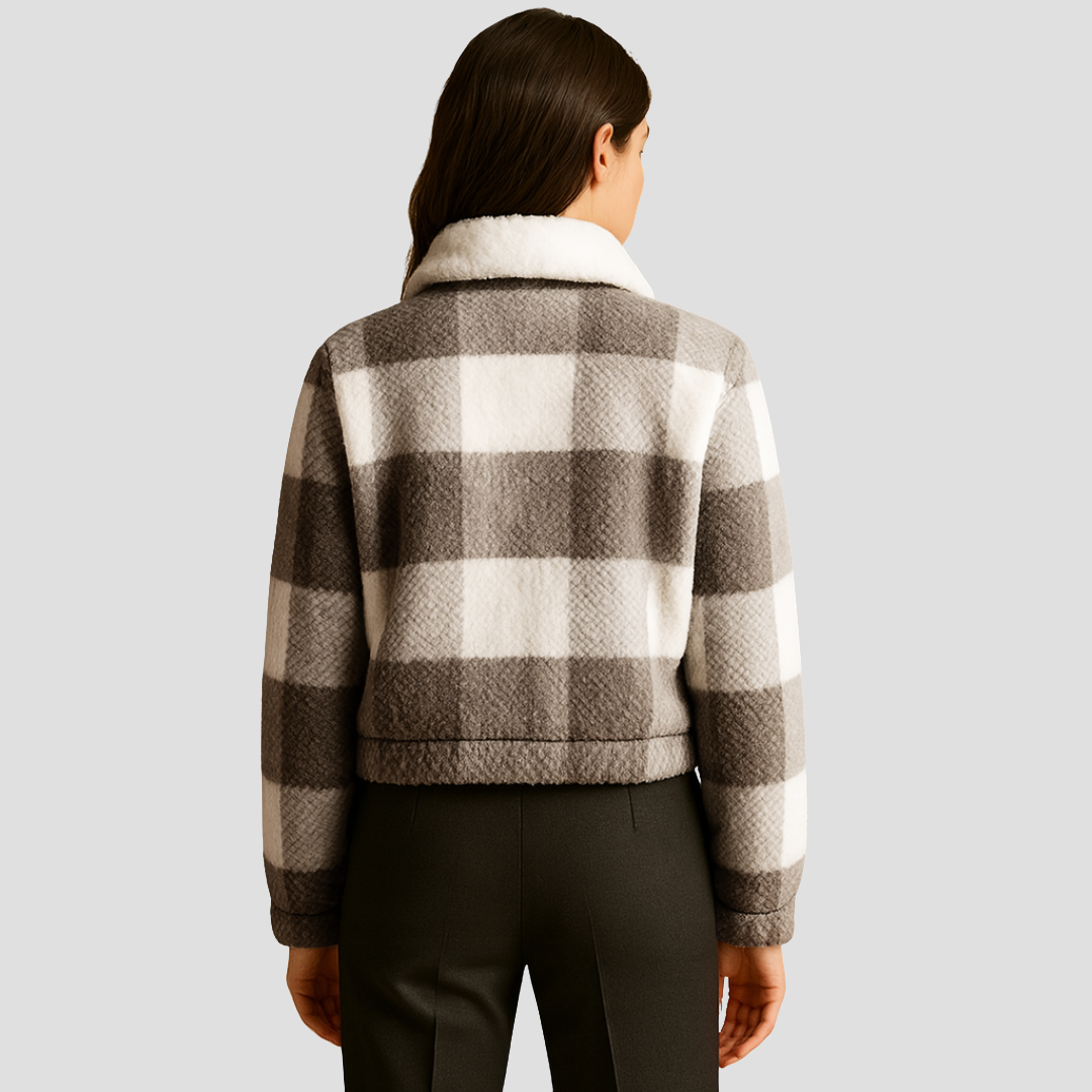 Romane | Veste Teddy Carreaux