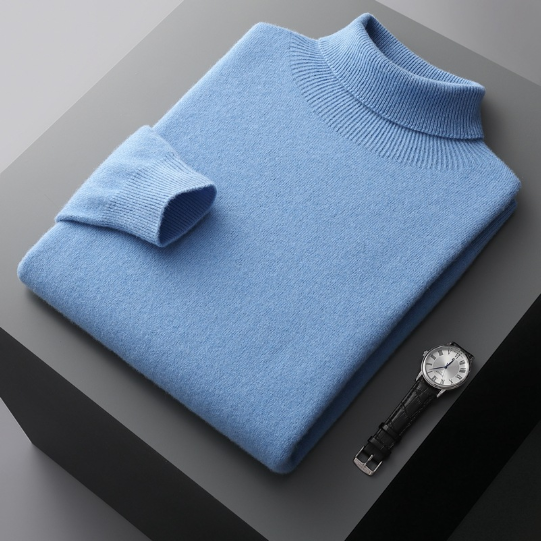 Donatien | Pull Col Roulé en Laine