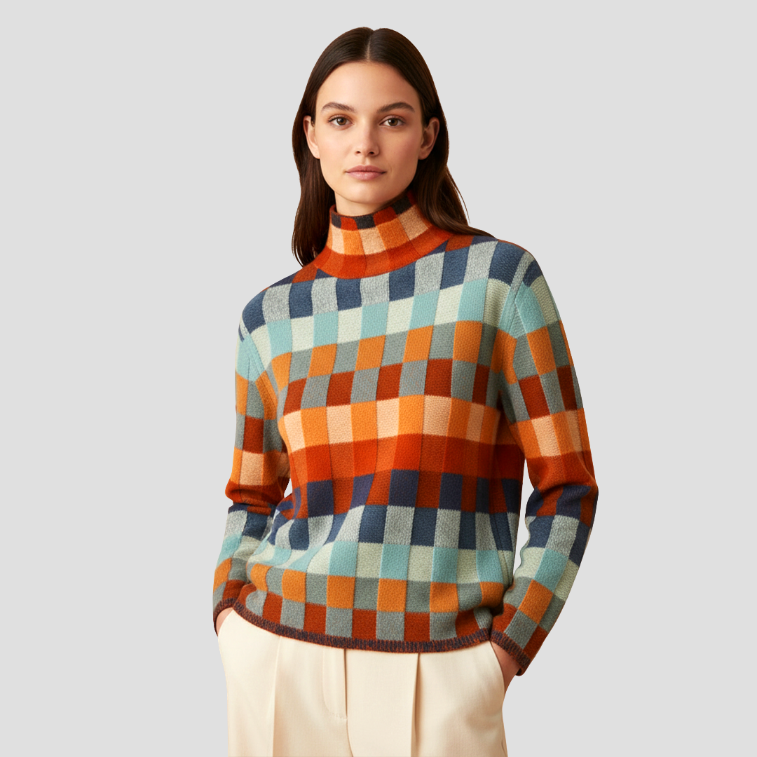 Mahaut | Pull Patchwork Chic