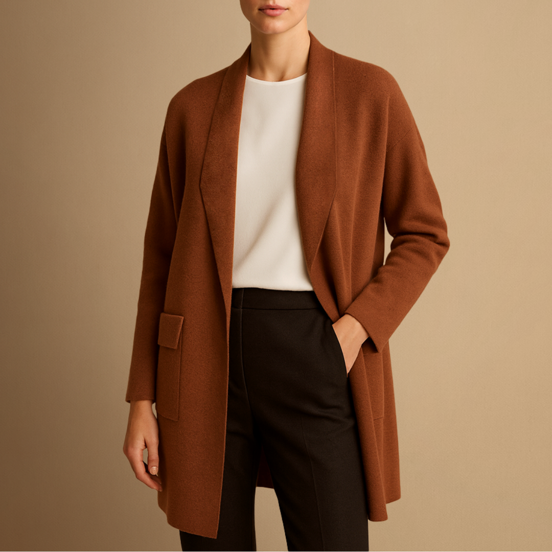 Helene | Cardigan Long Élégant