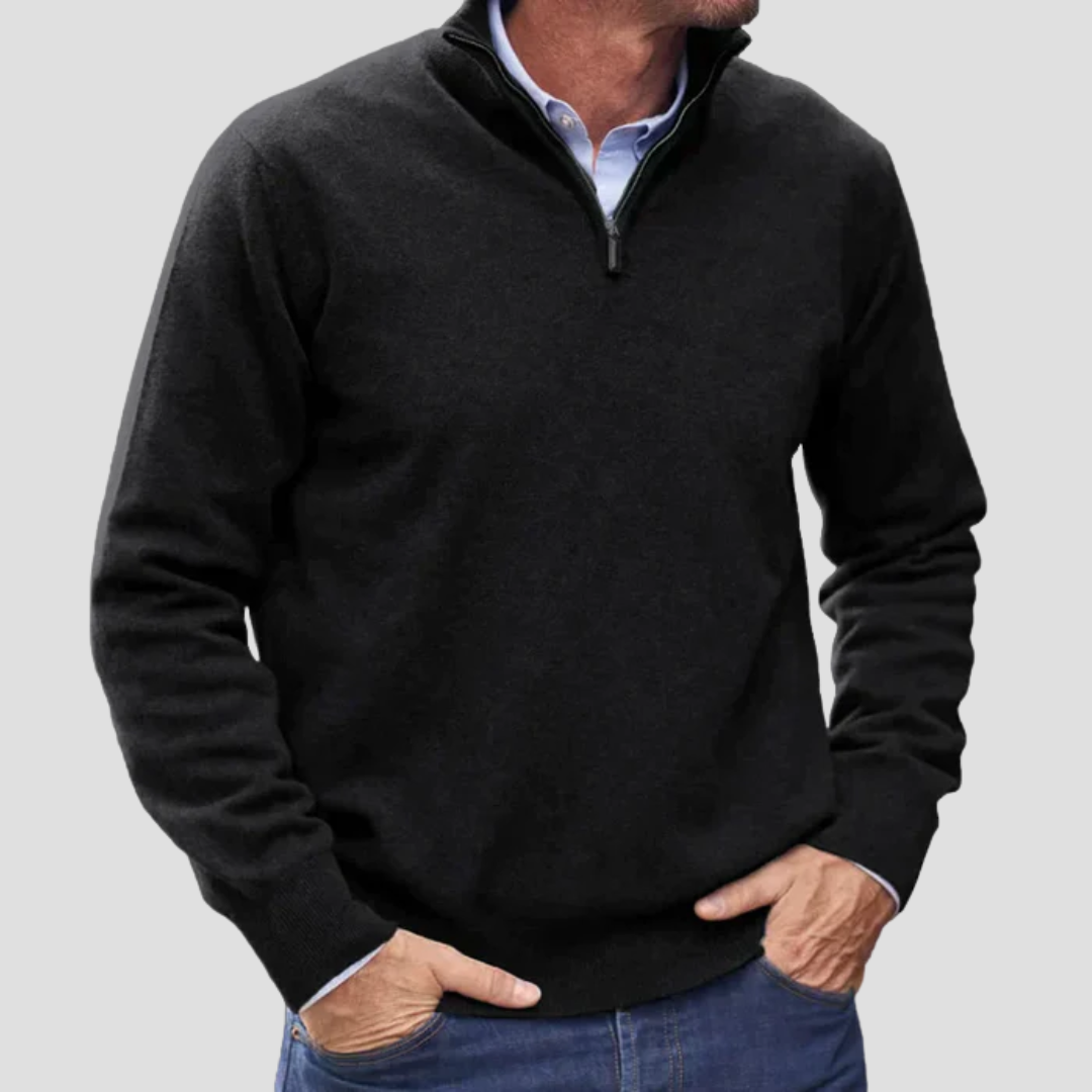 Lancelot | Pull Zippé Élégant