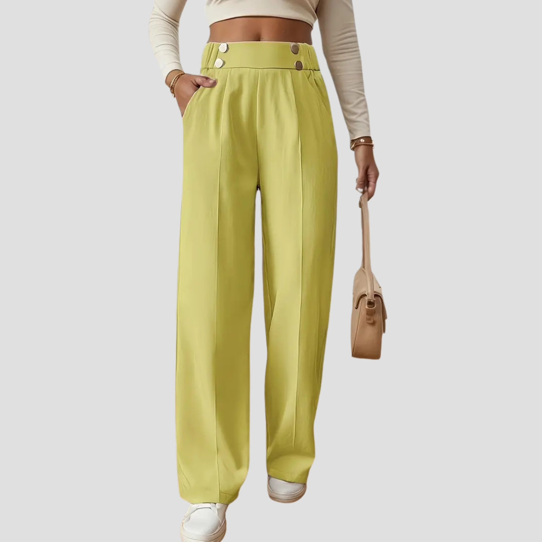 Paule | Pantalon Droit Chic