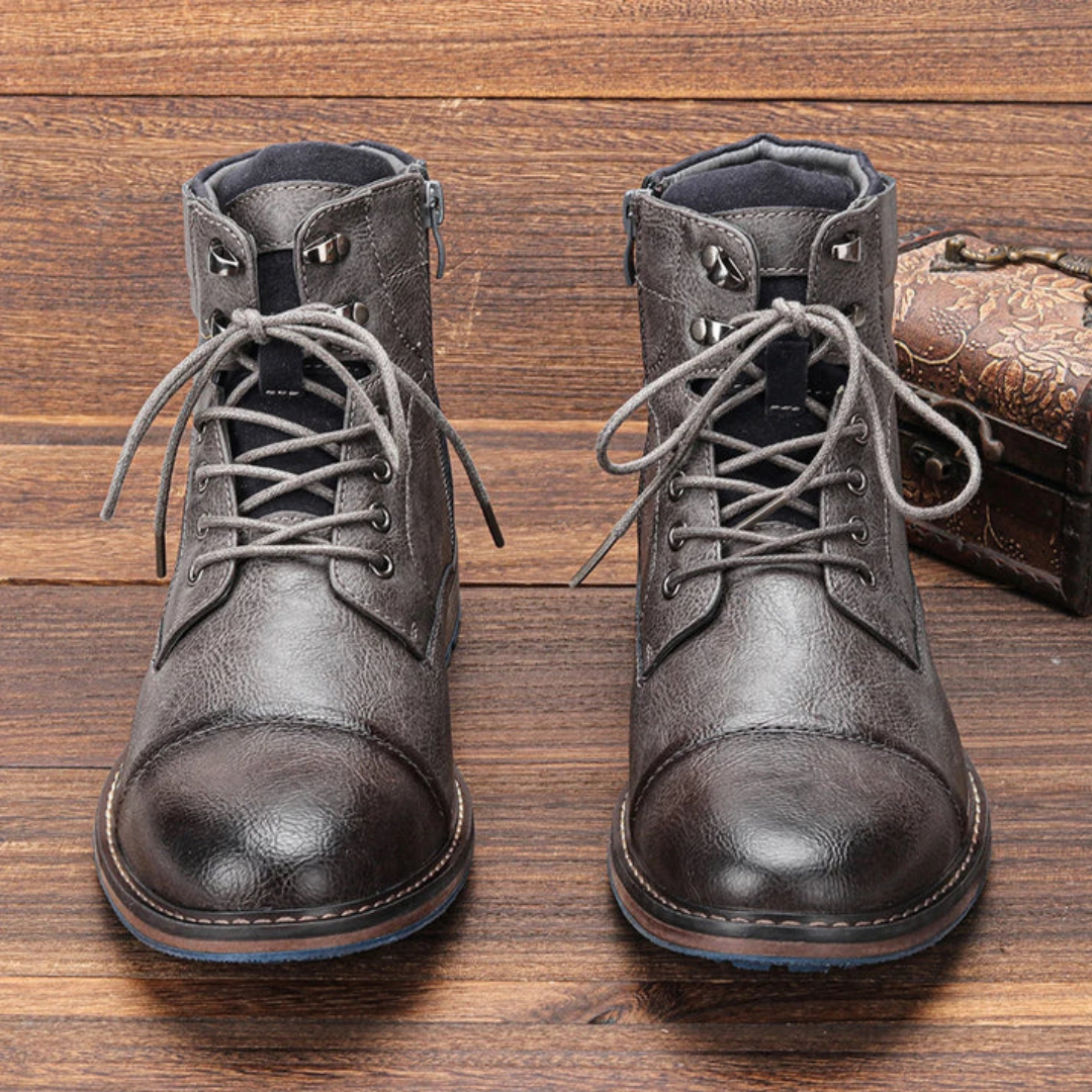 Teddy | Bottines Cuir Épurées