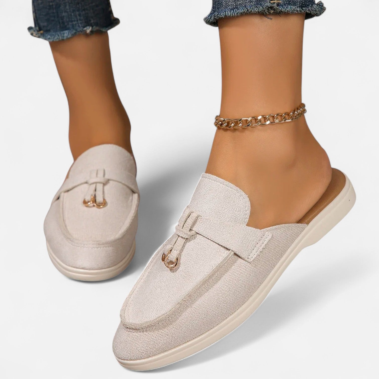 Belrois | Chaussures Mules Femme en Cuir Véritable – Style Intemporel