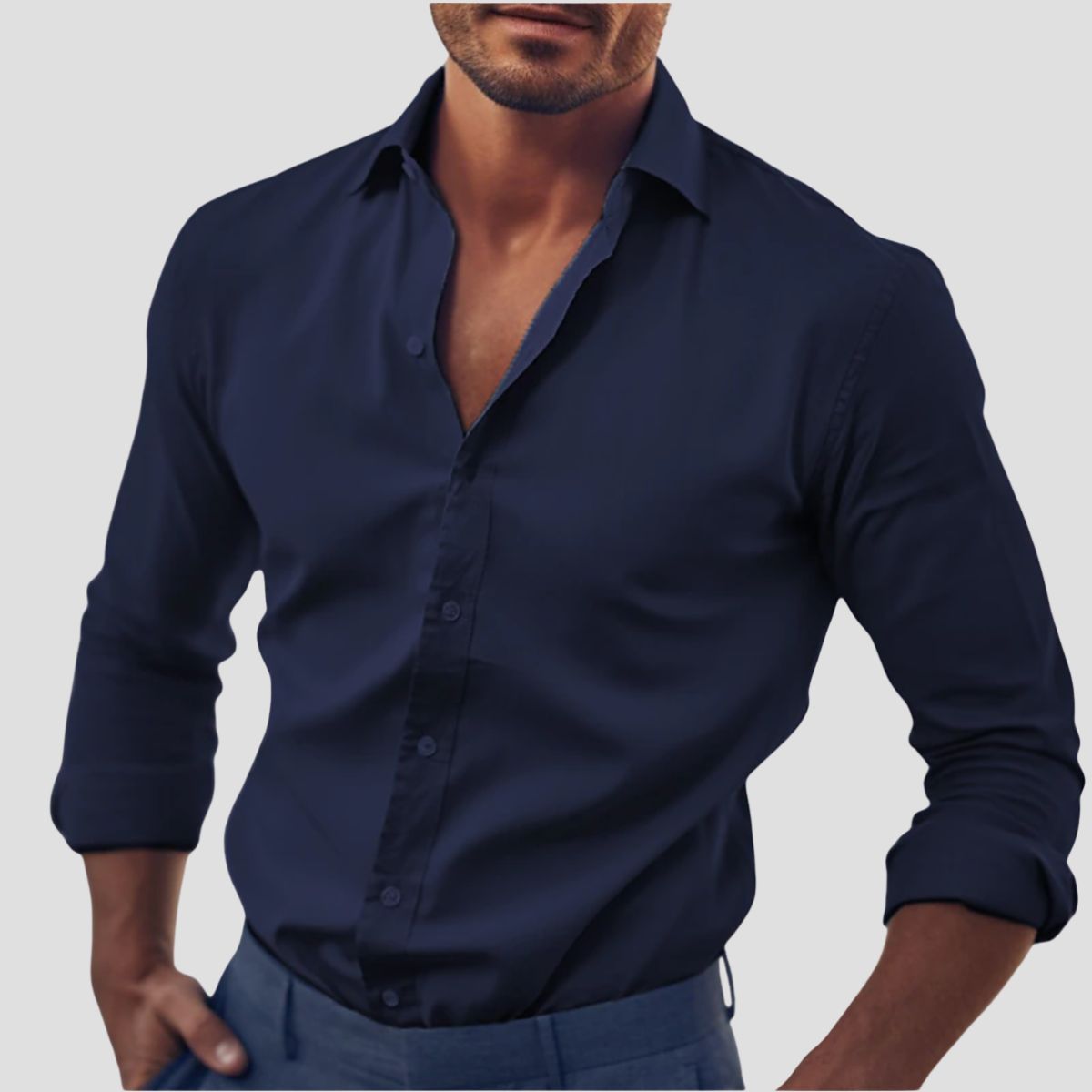 Mark | Chemise en Coton Élégante
