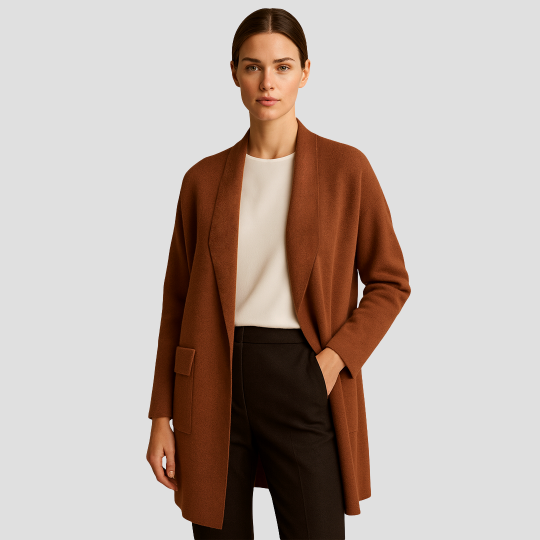 Helene | Cardigan Long Élégant