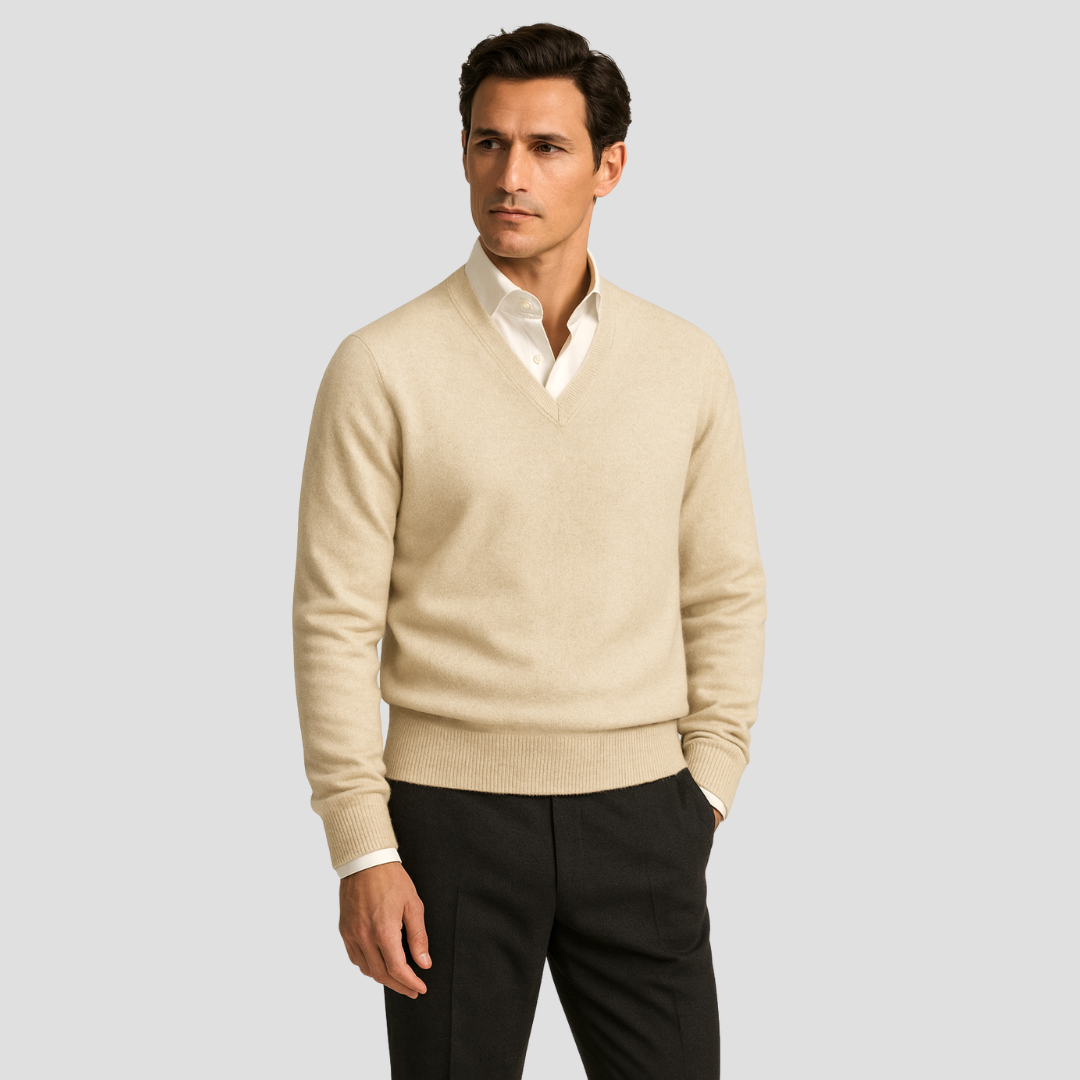Faustin | Pull en Maille Col V