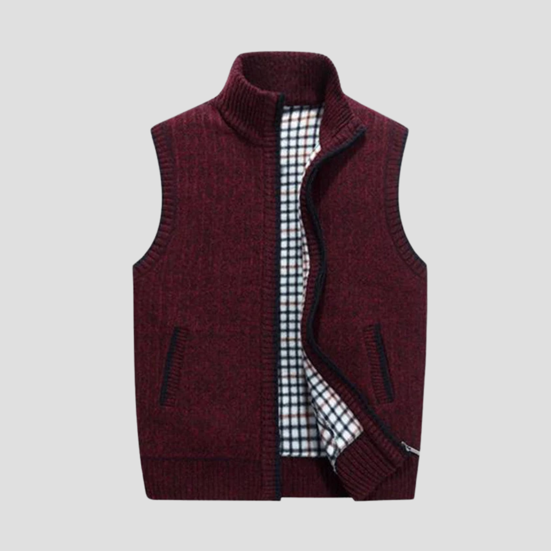 Amédée | Gilet Col Montant Chic