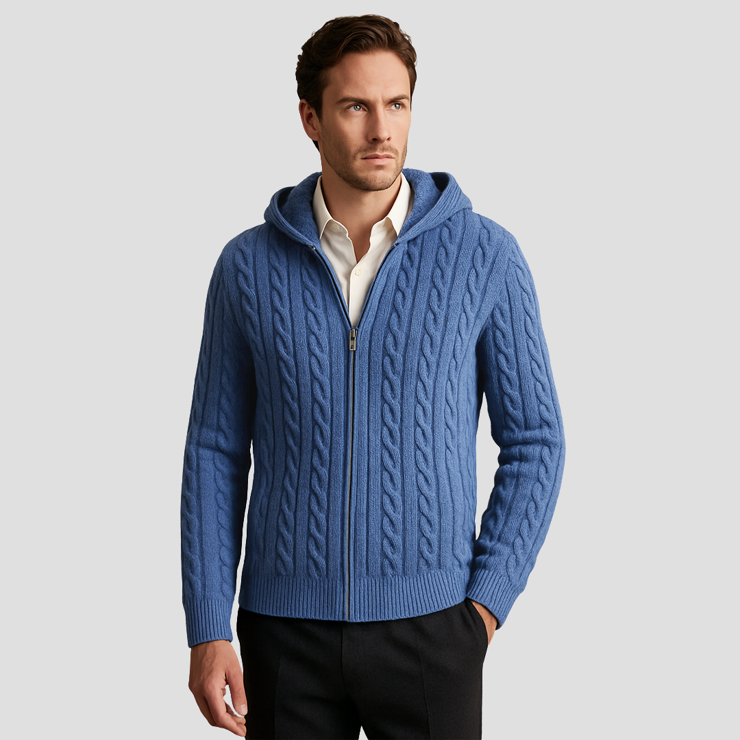 Cyrille | Hoodie Zippé Luxe