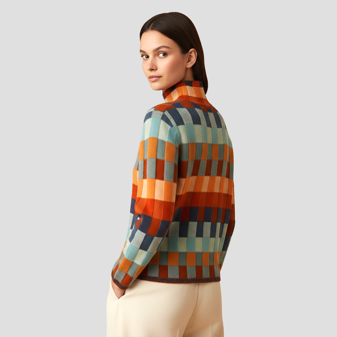 Mahaut | Pull Patchwork Chic