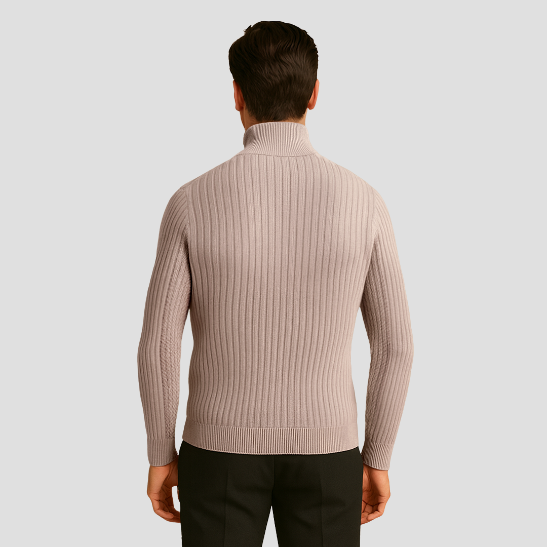 Napoleon | Pull Henley Côtelé