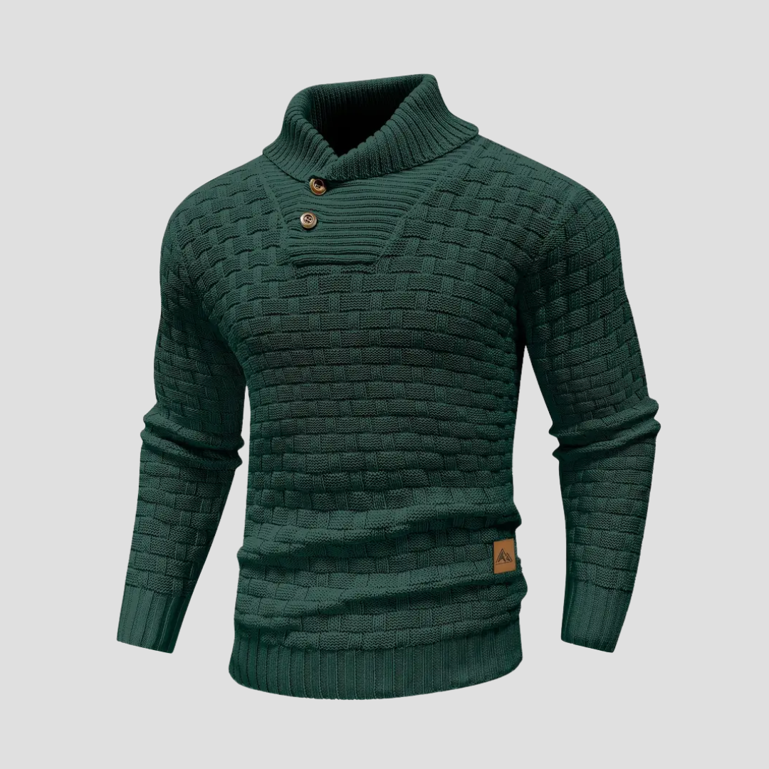 Dax | Pull Maille Col Boutonné