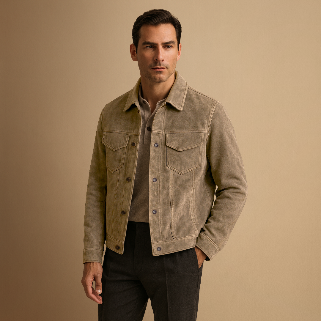 Christophe | Veste Suédée Chic