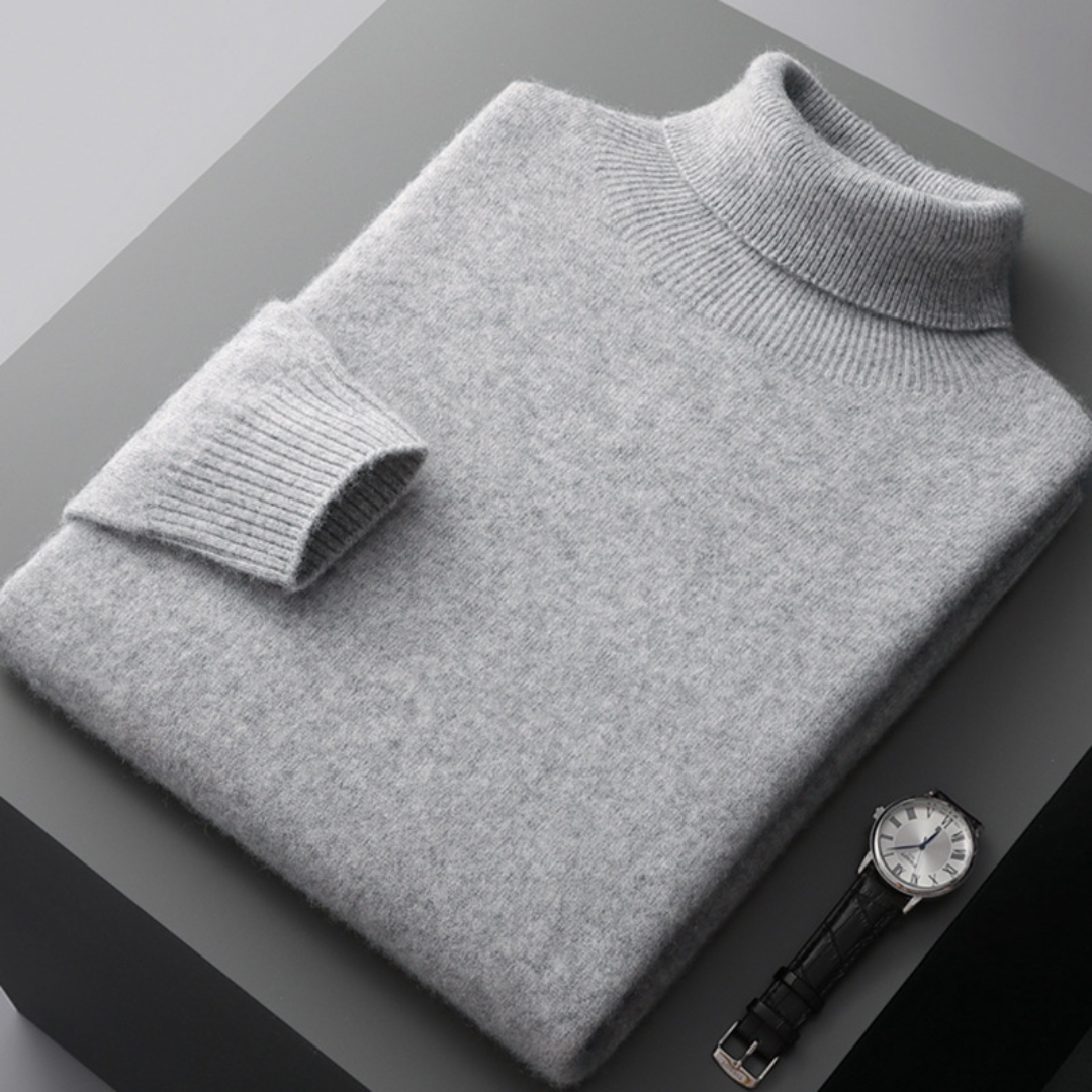 Donatien | Pull Col Roulé en Laine