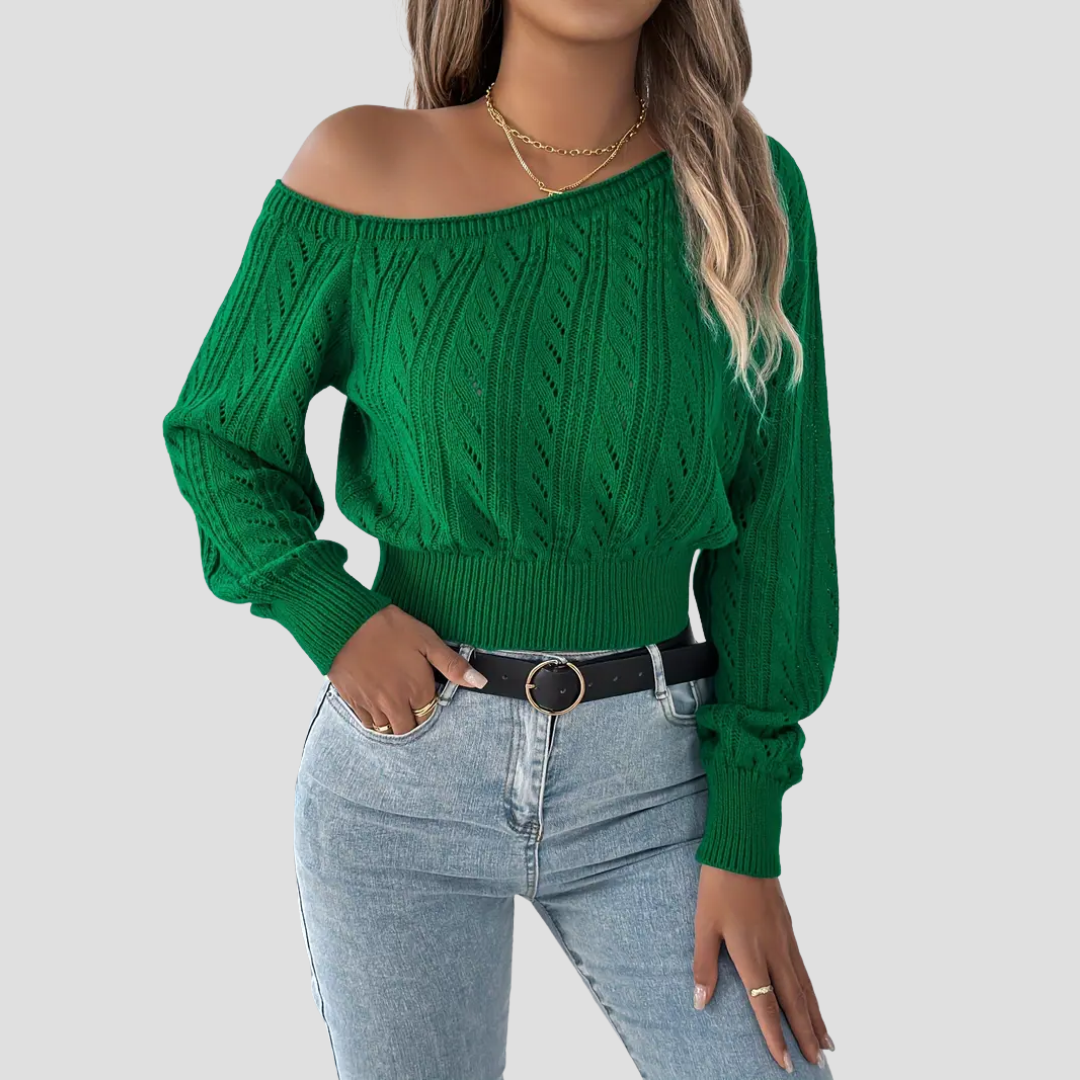 Sandrine | Pull Épaules Élégant