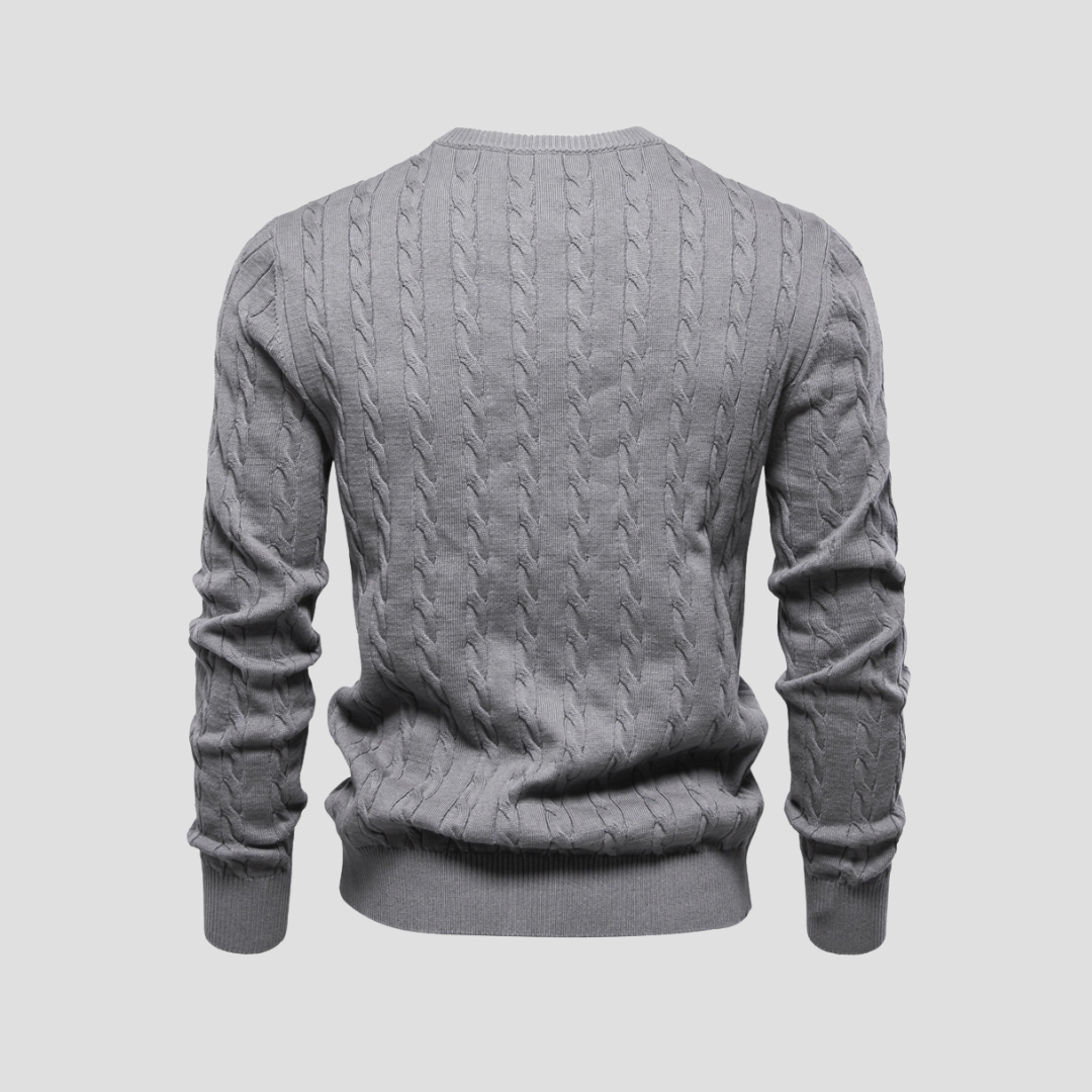 Réjean | Pull Col Rond en Maille