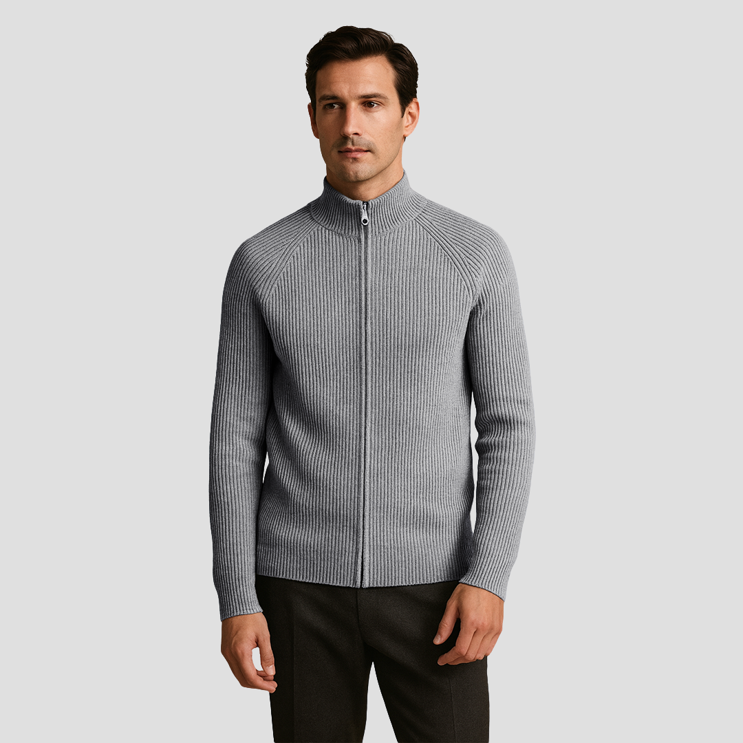Sacha | Cardigan Zippé