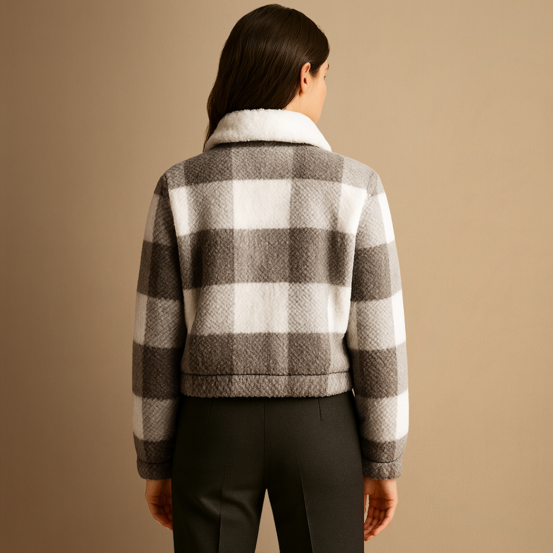Romane | Veste Teddy Carreaux