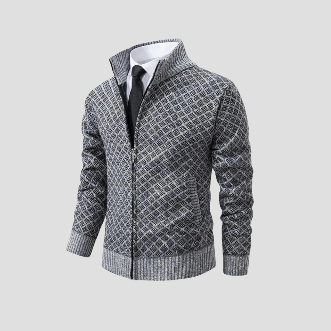 Maxime | Cardigan Maille Zippée